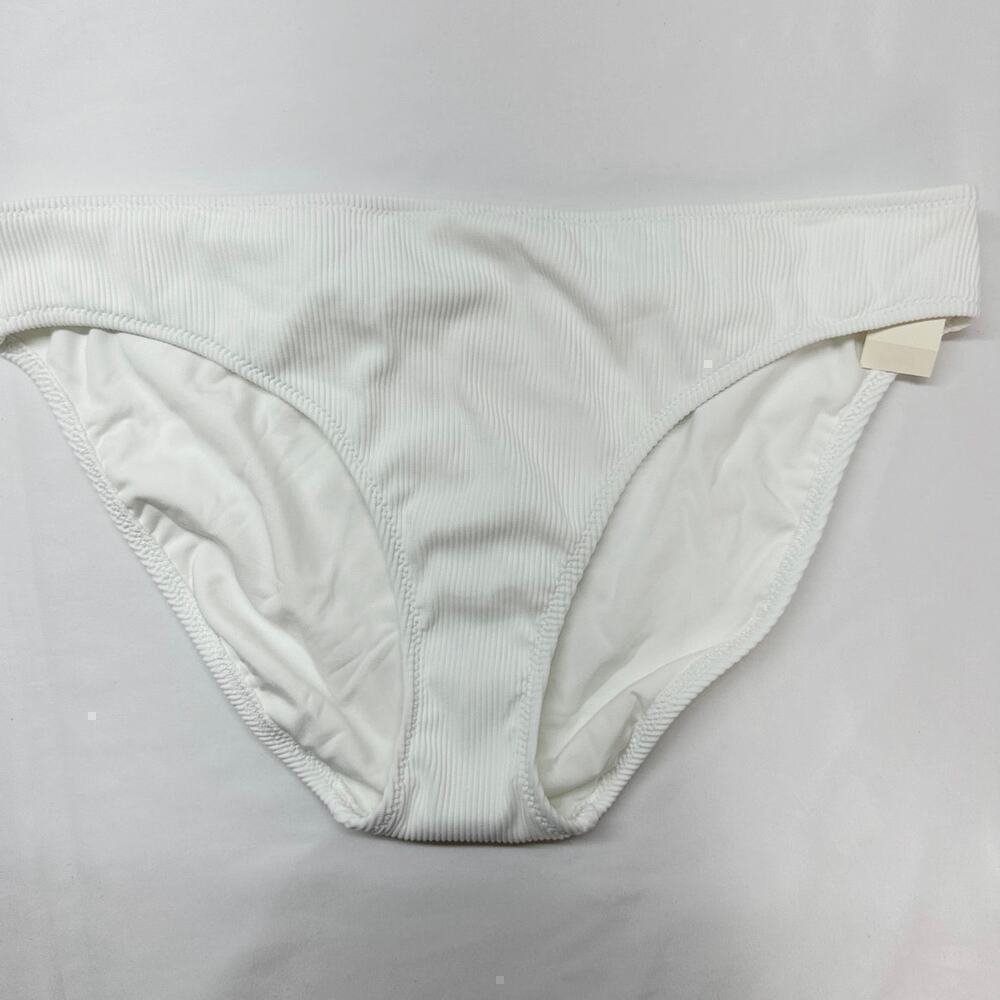 AERIE SWIMWEAR Women's Ribbed Bikini Bottom‎ Large    NWT